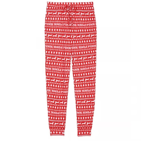 Set of pants and Long sleeve shirt XS red and tan soft and comfy - Picture 3 of 5